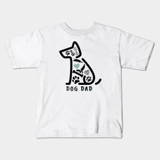 Dog Dad Kids T-Shirt